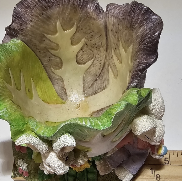 JAIMY Made in China Resin Rabbit Votive Leaf Candle Holder - Picture 4 of 12